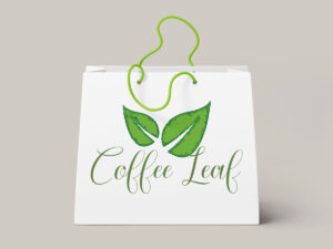 Coffee leaf - Paper Вag Beautiful Mockup